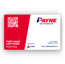 Load image into Gallery viewer, Red Lazo - Payne Business Card