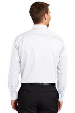Load image into Gallery viewer, Men's Long Sleeve Port Authority Twill Button Down Silver Elite