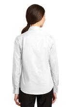 Load image into Gallery viewer, Women's Long Sleeve Port Authority Twill Button Down Silver Elite