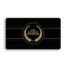 Load image into Gallery viewer, Two Sided Rounded Corner Business Cards - Standard Matte Gold Elite
