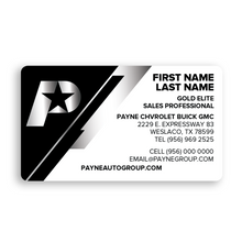 Load image into Gallery viewer, Two Sided Rounded Corner Business Cards - Standard Matte Silver Elite