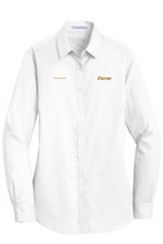 Load image into Gallery viewer, Women's Long Sleeve Port Authority Twill Button Down Gold Elite