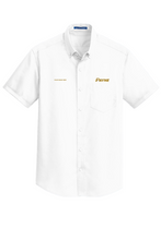 Load image into Gallery viewer, Men's Short Sleeve Port Authority Twill Button Down Gold Elite