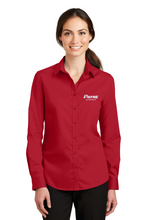 Load image into Gallery viewer, Women's Long Sleeve Port Authority Twill Button Down (PPOE4)