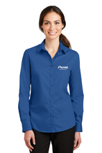 Load image into Gallery viewer, Women's Long Sleeve Port Authority Twill Button Down (RF4)
