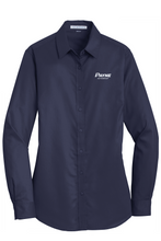 Load image into Gallery viewer, Women's Long Sleeve Port Authority Twill Button Down (PPOE4)