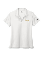 Load image into Gallery viewer, Ladies Short Sleeve Nike Dri-FIT Micro Pique 2.0 Polo Gold Elite