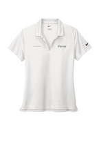 Load image into Gallery viewer, Ladies Short Sleeve Nike Dri-FIT Micro Pique 2.0 Polo Silver Elite