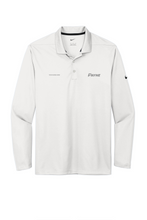 Load image into Gallery viewer, Men's Long Sleeve Nike Dri-FIT Micro Pique Polo Silver Elite
