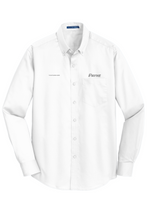 Load image into Gallery viewer, Men's Long Sleeve Port Authority Twill Button Down Silver Elite