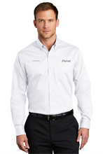 Load image into Gallery viewer, Men's Long Sleeve Port Authority Twill Button Down Silver Elite