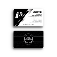 Load image into Gallery viewer, Two Sided Rounded Corner Business Cards - Standard Matte Silver Elite