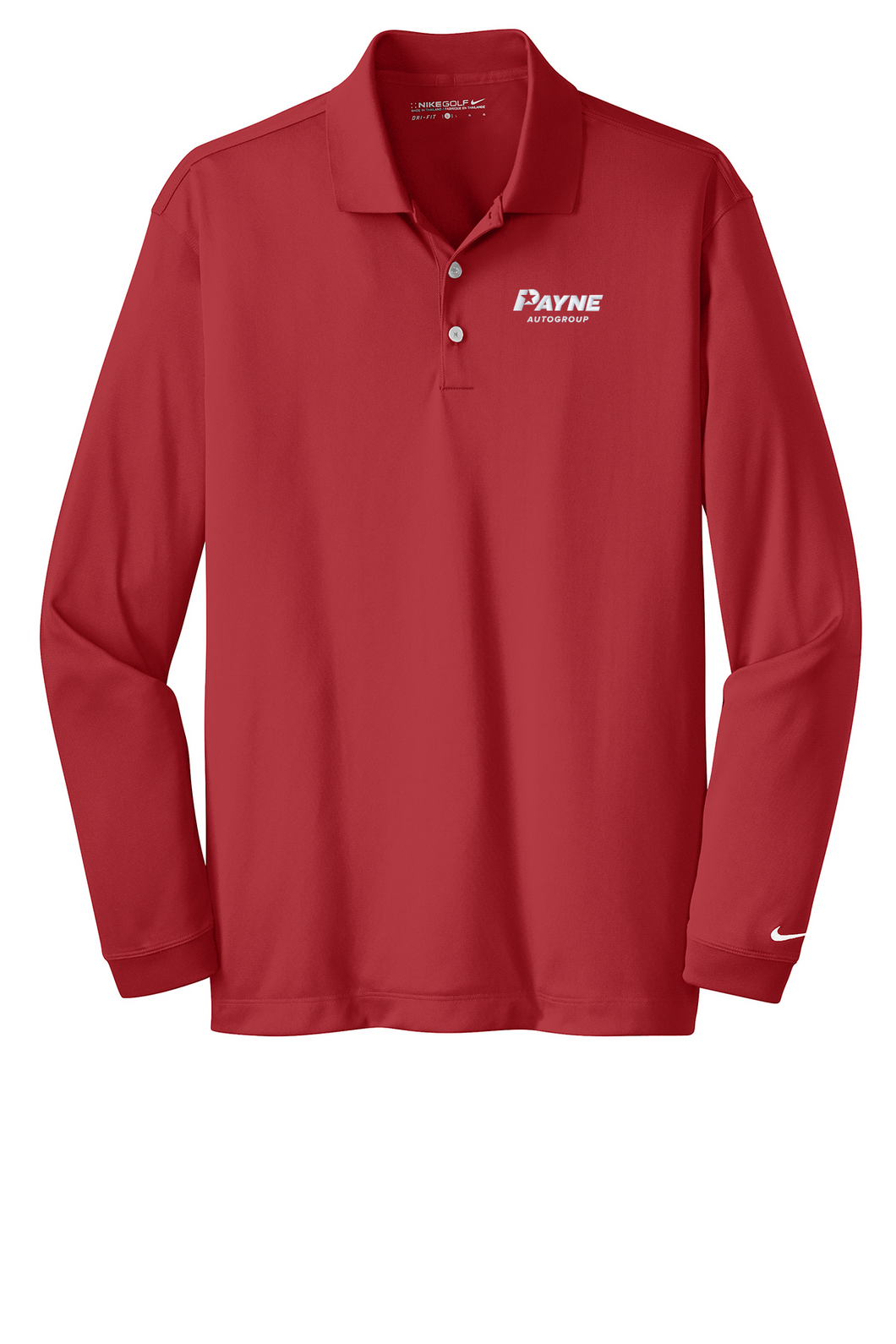 Men's Long Sleeve Nike Polo Payne Alice CDJR