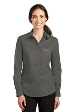 Load image into Gallery viewer, Women&#39;s Long Sleeve Port Authority Twill Button Down
