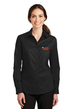 Load image into Gallery viewer, Women&#39;s Long Sleeve Port Authority Twill Button Down
