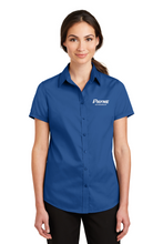 Load image into Gallery viewer, Women&#39;s Short Sleeve Port Authority Twill Button Down
