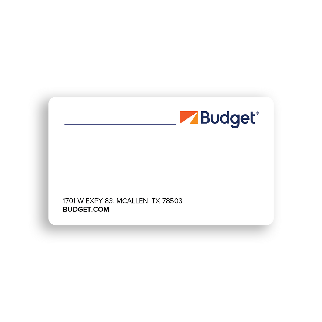 Blank One Sided Rounded Corner Business Cards - Standard Matte (McAllen Edition)