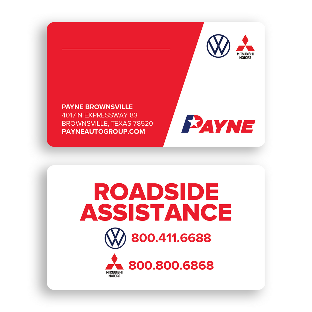 Blank Two Sided Rounded Corner Business Cards - Standard Matte