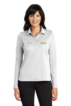 Load image into Gallery viewer, Ladies Nike Ladies Long Sleeve Dri-FIT Stretch Tech Polo Gold Elite
