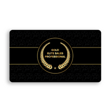 Load image into Gallery viewer, Two Sided Rounded Corner Business Cards - Standard Matte Gold Elite
