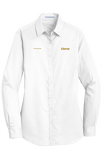 Load image into Gallery viewer, Women&#39;s Long Sleeve Port Authority Twill Button Down Gold Elite
