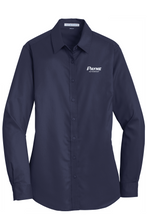 Load image into Gallery viewer, Women&#39;s Long Sleeve Port Authority Twill Button Down (PPOW1)
