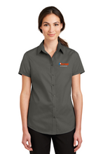 Load image into Gallery viewer, Women&#39;s Short Sleeve Port Authority Twill Button Down (PPOMCC4)
