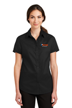 Load image into Gallery viewer, Women&#39;s Short Sleeve Port Authority Twill Button Down (PPOH2)
