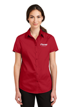 Load image into Gallery viewer, Women&#39;s Short Sleeve Port Authority Twill Button Down (ALFA1)
