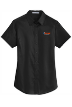 Load image into Gallery viewer, Women&#39;s Short Sleeve Port Authority Twill Button Down (WF2)

