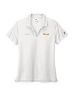 Load image into Gallery viewer, Ladies Short Sleeve Nike Dri-FIT Micro Pique 2.0 Polo Gold Elite
