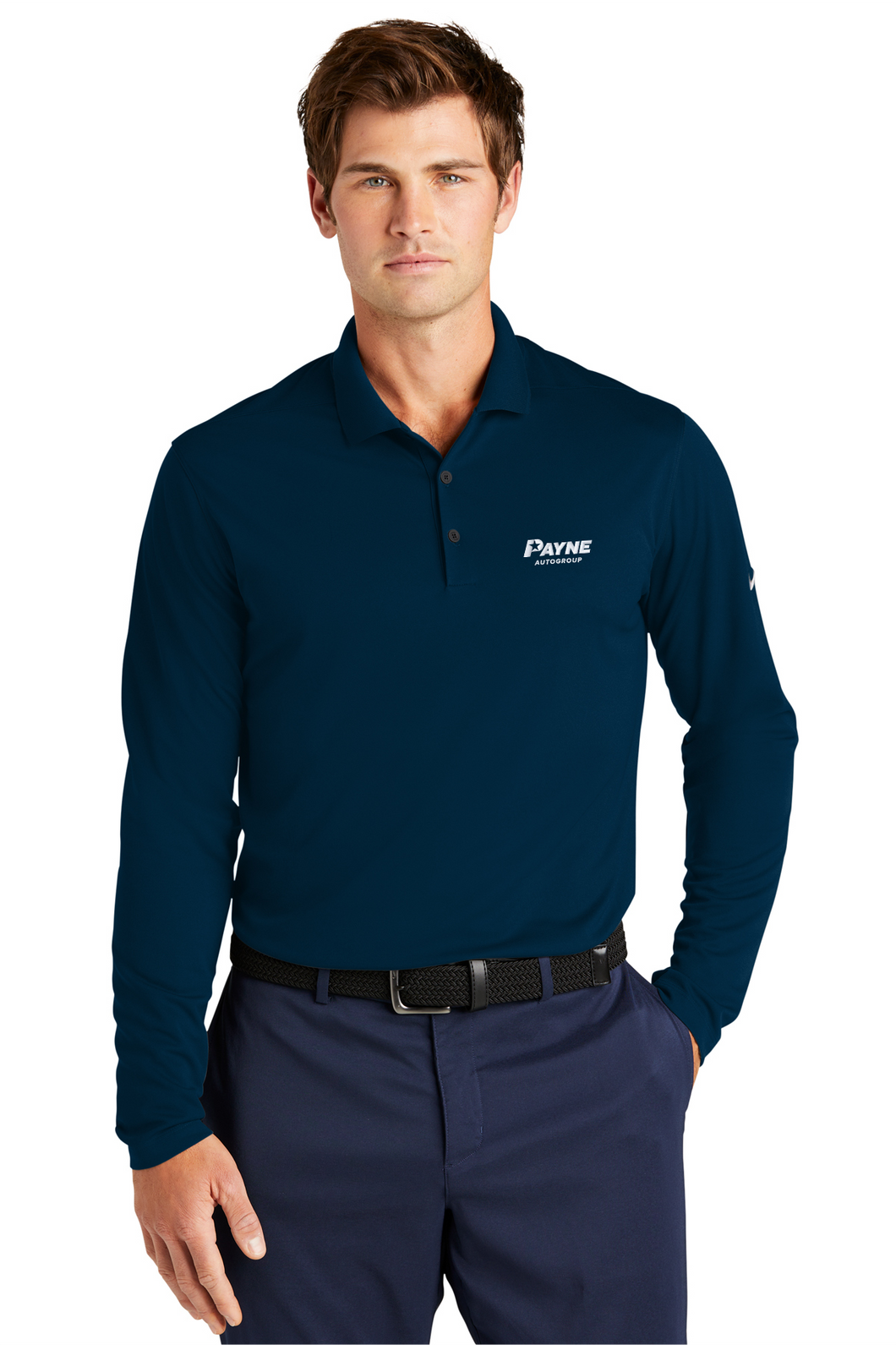 Men's Nike Dri-FIT Micro Pique 2.0 Long Sleeve Polo