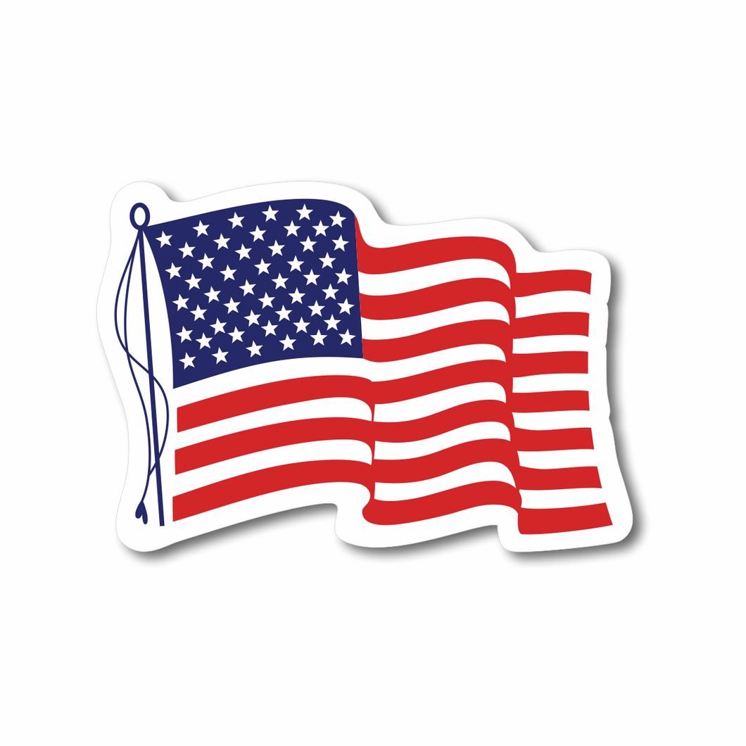 Payne U.S. Flag Vinyl Sticker