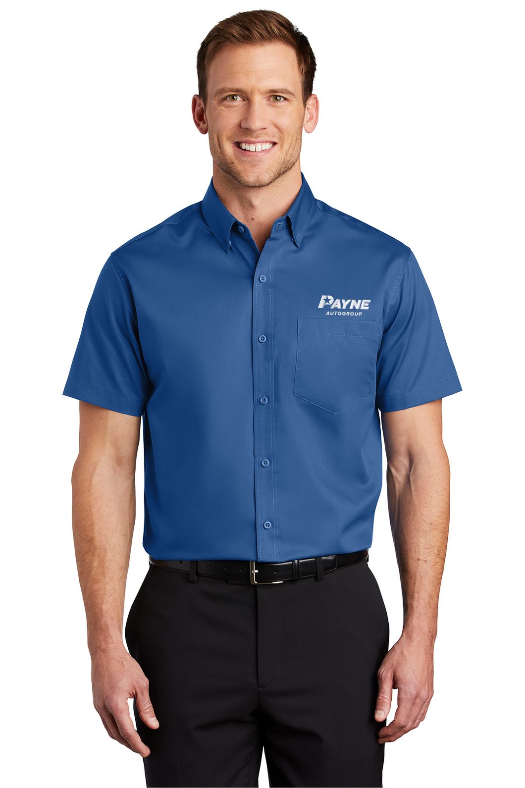 Men's Short Sleeve Port Authority Twill Button Down (RF1)