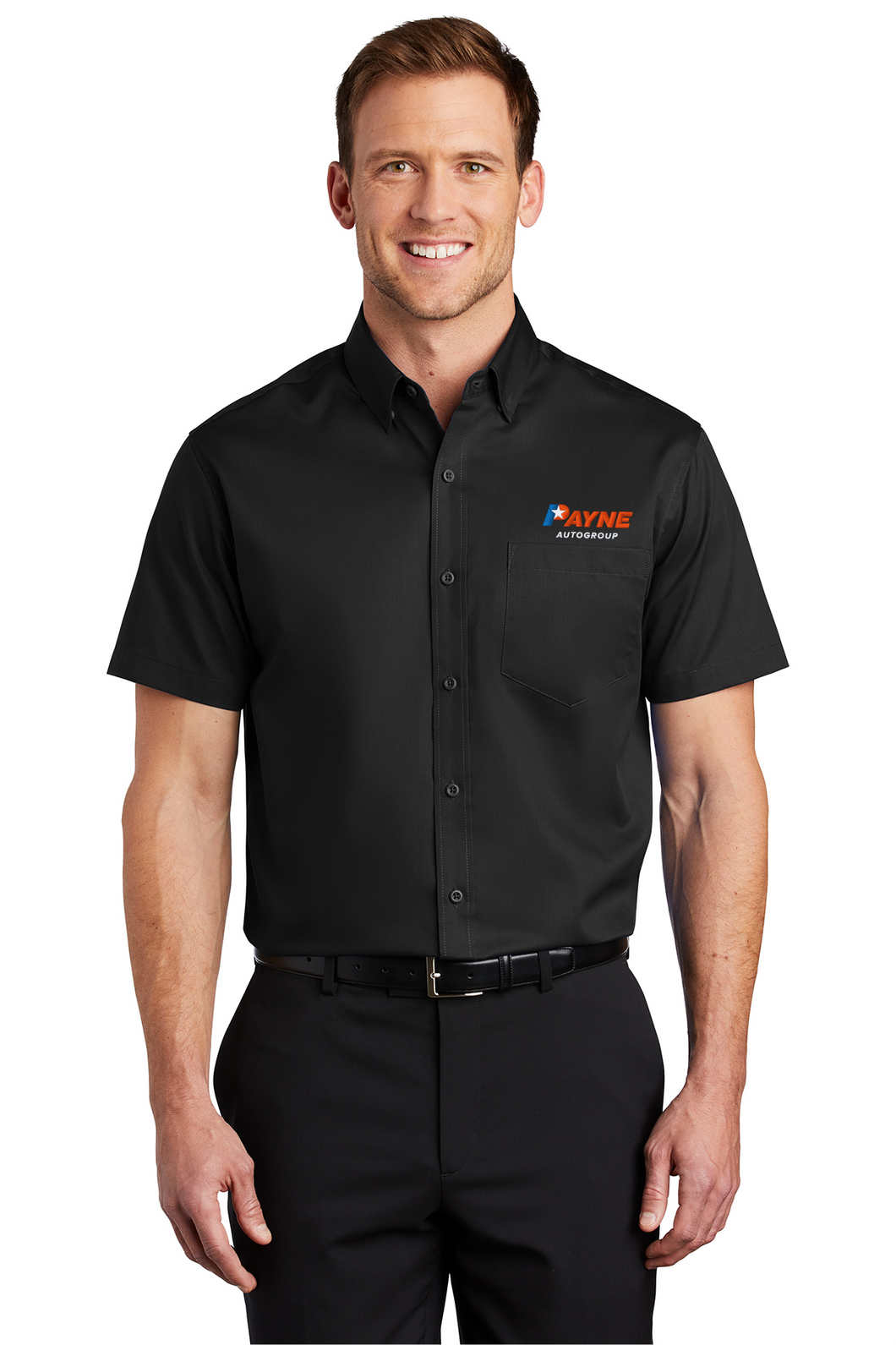Men's Short Sleeve Port Authority Twill Button Down (PPOMCC2)