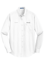 Load image into Gallery viewer, Men&#39;s Long Sleeve Port Authority Twill Button Down Silver Elite
