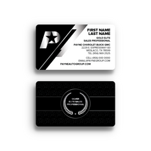 Load image into Gallery viewer, Two Sided Rounded Corner Business Cards - Standard Matte Silver Elite
